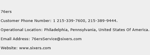 76ers Phone Number Customer Service