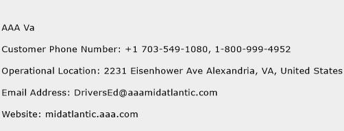 AAA Va Phone Number Customer Service