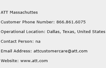 ATT Massachuttes Phone Number Customer Service
