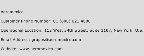 Aeromexico Phone Number Customer Service