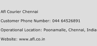 Afl Courier Chennai Phone Number Customer Service
