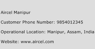 Aircel Manipur Phone Number Customer Service