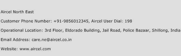 Aircel North East Phone Number Customer Service