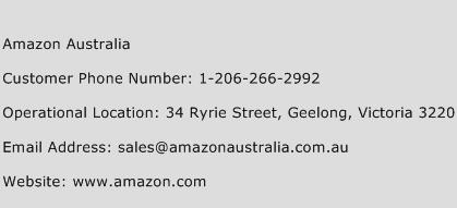 Amazon Australia Phone Number Customer Service