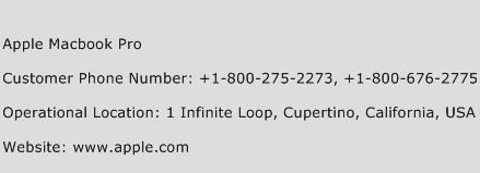 Apple Macbook Pro Phone Number Customer Service