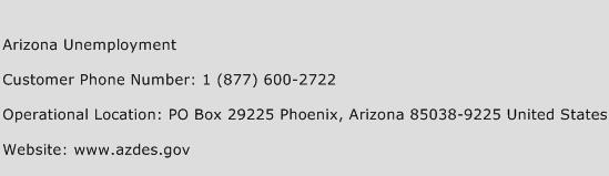 Arizona Unemployment Phone Number Customer Service