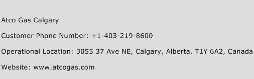 Atco Gas Calgary Phone Number Customer Service