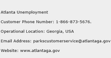 Atlanta Unemployment Phone Number Customer Service