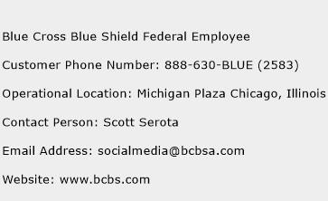 Blue Cross Blue Shield Federal Employee Phone Number Customer Service