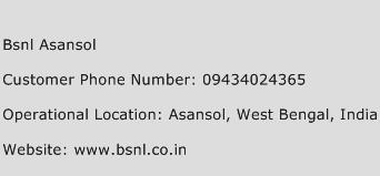 Bsnl Asansol Phone Number Customer Service