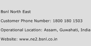 Bsnl North East Phone Number Customer Service