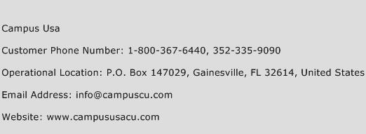 Campus Usa Phone Number Customer Service