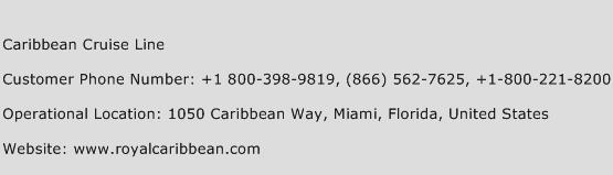 Caribbean Cruise Line Phone Number Customer Service
