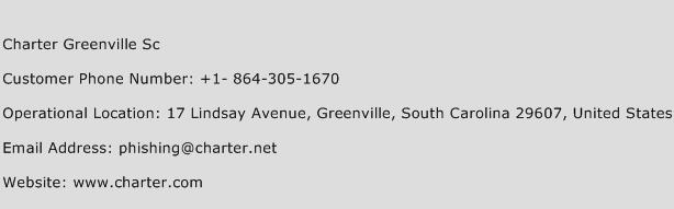 Charter Greenville Sc Phone Number Customer Service