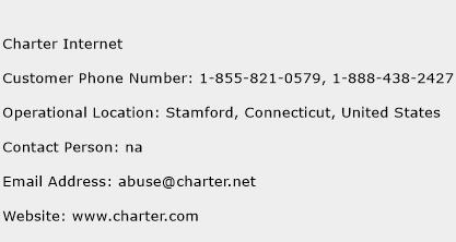 Charter Internet Phone Number Customer Service