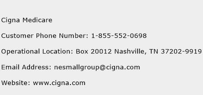 Cigna Medicare Phone Number Customer Service