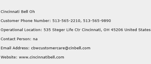 Cincinnati Bell Oh Phone Number Customer Service