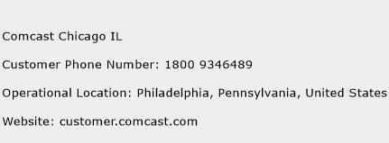 Comcast Chicago IL Phone Number Customer Service