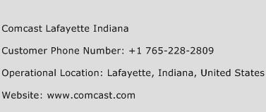 Comcast Lafayette Indiana Phone Number Customer Service