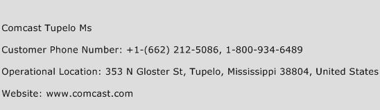 Comcast Tupelo Ms Phone Number Customer Service