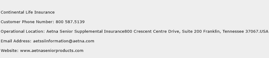 Continental Life Insurance Phone Number Customer Service