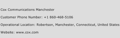 Cox Communications Manchester Phone Number Customer Service