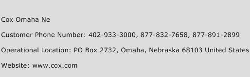 Cox Omaha Ne Phone Number Customer Service