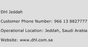 Dhl Jeddah Phone Number Customer Service
