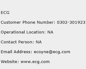 ECG Phone Number Customer Service