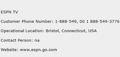 ESPN TV Phone Number Customer Service