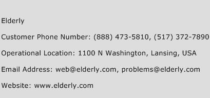 Elderly Phone Number Customer Service