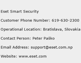 Eset Smart Security Phone Number Customer Service
