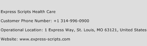 Express Scripts Health Care Phone Number Customer Service