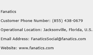 Fanatics Phone Number Customer Service