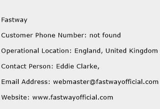 Fastway Phone Number Customer Service
