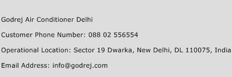 Godrej Air Conditioner Delhi Phone Number Customer Service