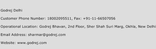 Godrej Delhi Phone Number Customer Service