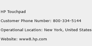 HP Touchpad Phone Number Customer Service