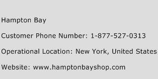 Hampton Bay Phone Number Customer Service