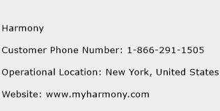 Harmony Phone Number Customer Service