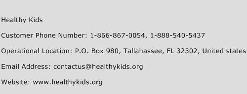 Healthy Kids Phone Number Customer Service