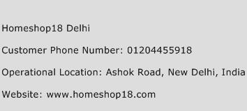 Homeshop18 Delhi Phone Number Customer Service