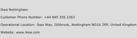 IKEA Nottingham Phone Number Customer Service