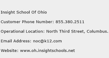 Insight School Of Ohio Phone Number Customer Service