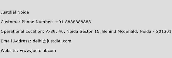 Justdial Noida Phone Number Customer Service