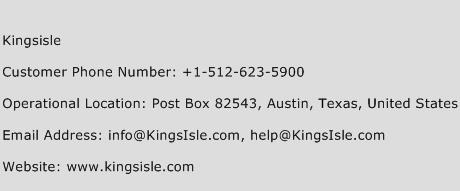Kingsisle Phone Number Customer Service