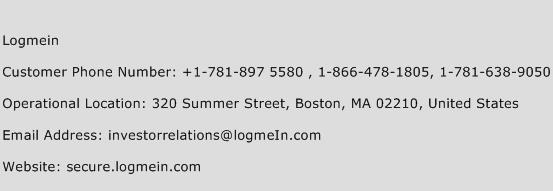 Logmein Phone Number Customer Service