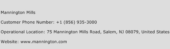 Mannington Mills Phone Number Customer Service