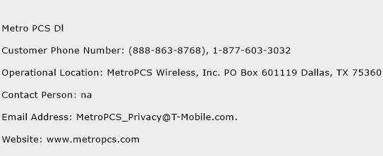 Metro PCS Dl Phone Number Customer Service