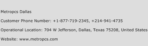 Metropcs Dallas Phone Number Customer Service